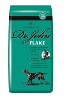 15kg Dr John Flake with Chicken Dog Food - Discounted Stock