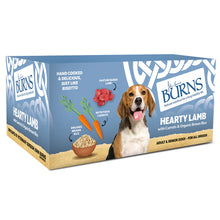 Burns Hearty Lamb with Organic Brown Rice Adult & Senior Dog Food 12x150g - Discounted Stock