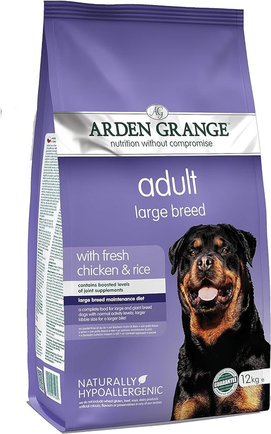 Arden Grange Adult Large Breed Chicken and Rice Dog Food - Discounted Stock