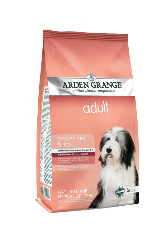 Arden Grange Adult Salmon and Rice Dog Food - Discounted Stock
