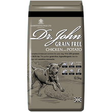 12.5KG Dr John Grain Free Chicken and Potato Dog Food - Discounted Stock