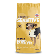 12.5KG Burgess Sensitive Turkey Adult Dog Food - Discounted Stock