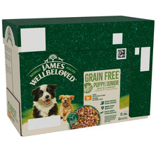 James Wellbeloved Grain Free Puppy/Junior Turkey 12x90g - Discounted Stock (BBD FEB 26)