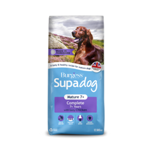 12.5KG Burgess Supadog Mature 7+ Dog Food - Discounted Stock