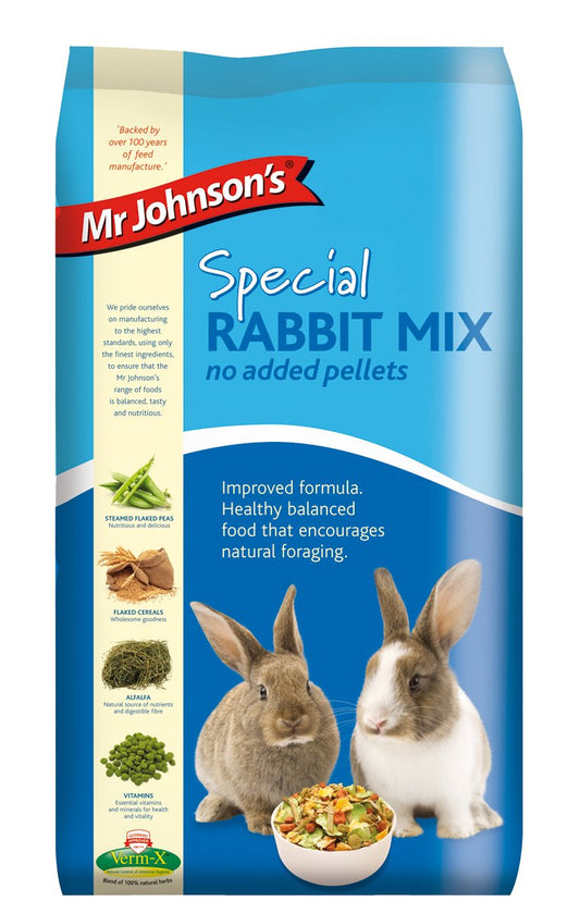 15KG Mr Johnson’s Special Rabbit Mix - Discounted Stock
