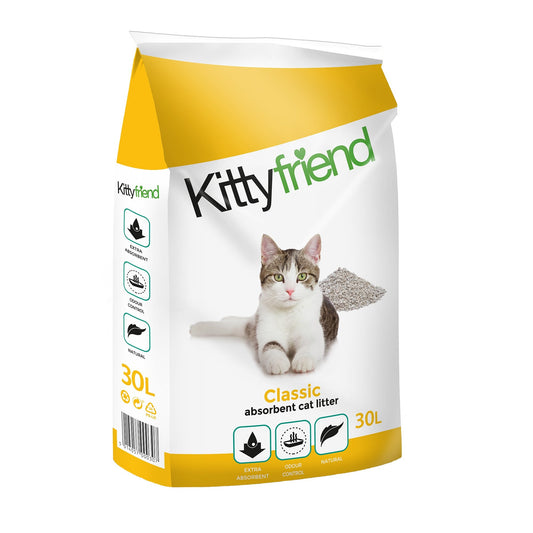 30L Kitty Friend Classic Cat Litter - Discounted Stock
