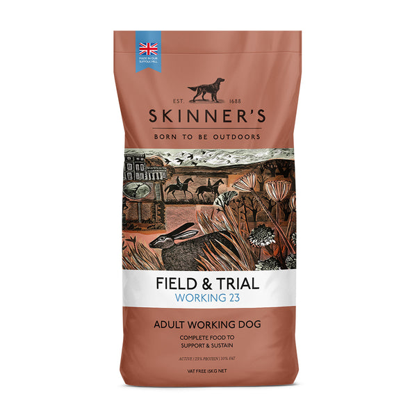 15KG Skinners Working 23 Dog Food - Discounted Stock