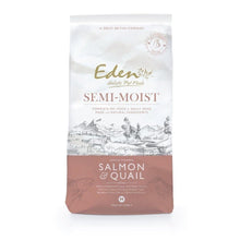 10KG Eden Semi-Moist Salmon & Quail Medium Kibble Dog Food - Damaged Packaging