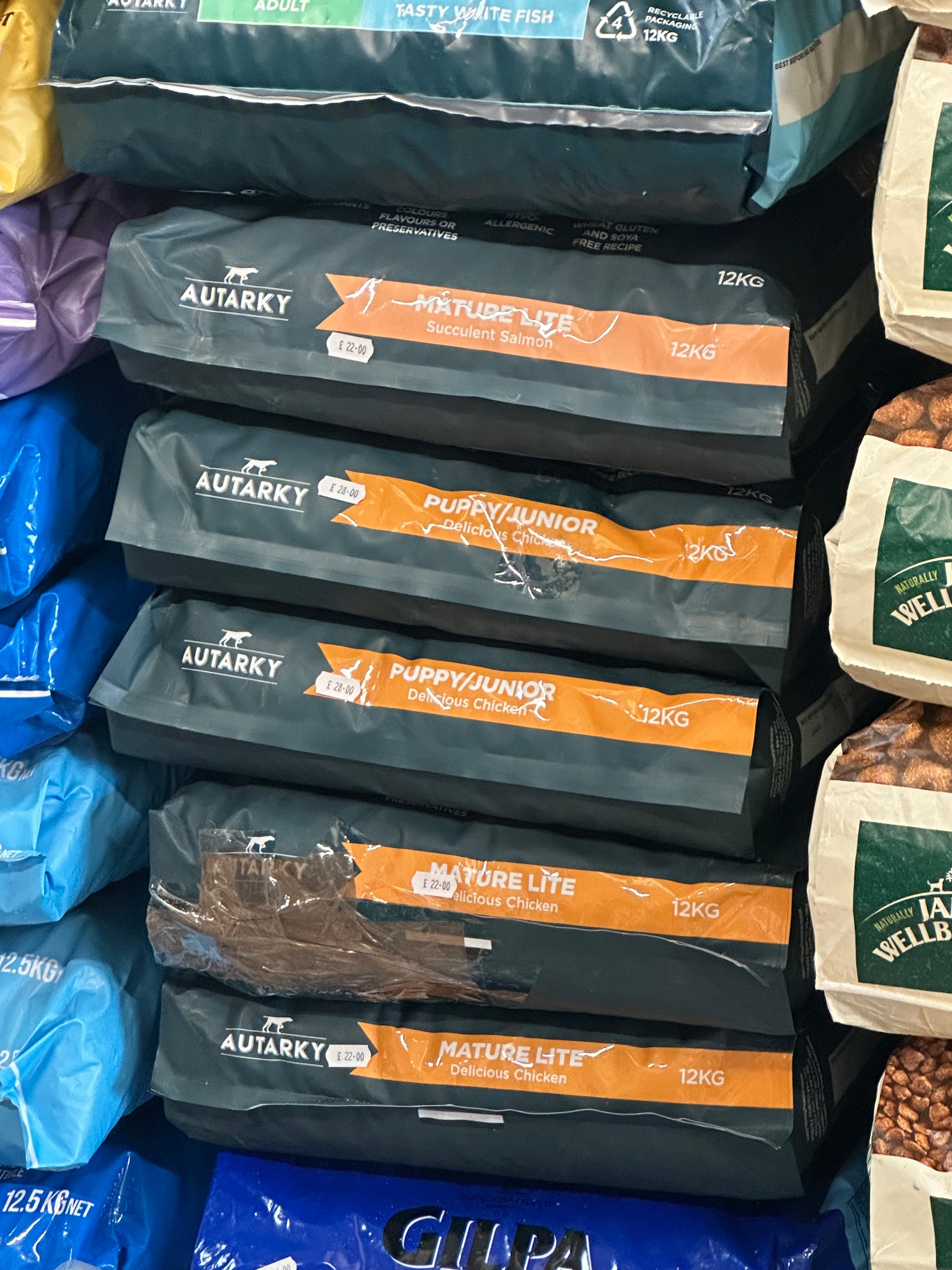 12kg Autarky Puppy/Junior delicious chicken damaged packaging