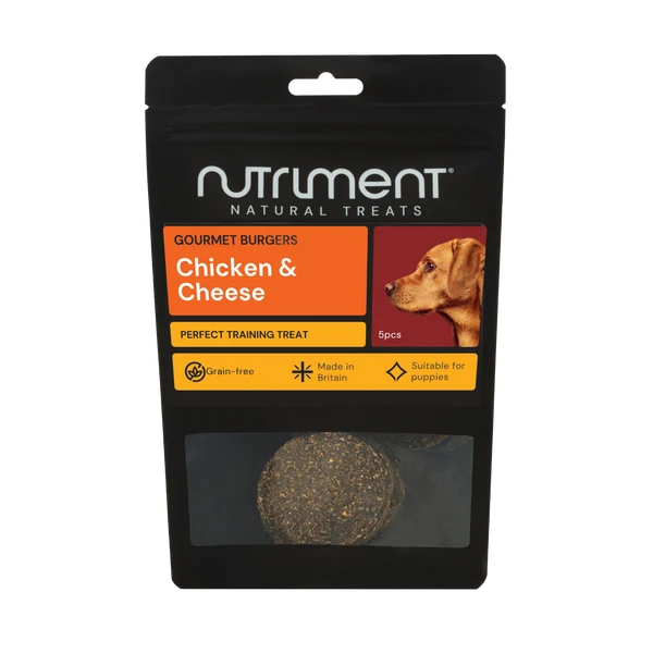 5pk Nutriment Chicken & Cheese Gourmet Burgers 10/2026