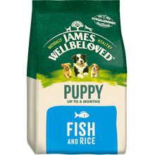 15KG James Wellbeloved Puppy Fish & Rice - Discounted Stock