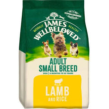 7.5KG James Wellbeloved Small Breed Adult Lamb & Rice - Discounted Stock