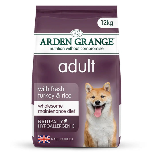 12KG Arden Grange Adult with Turkey & Rice - Discounted Stock