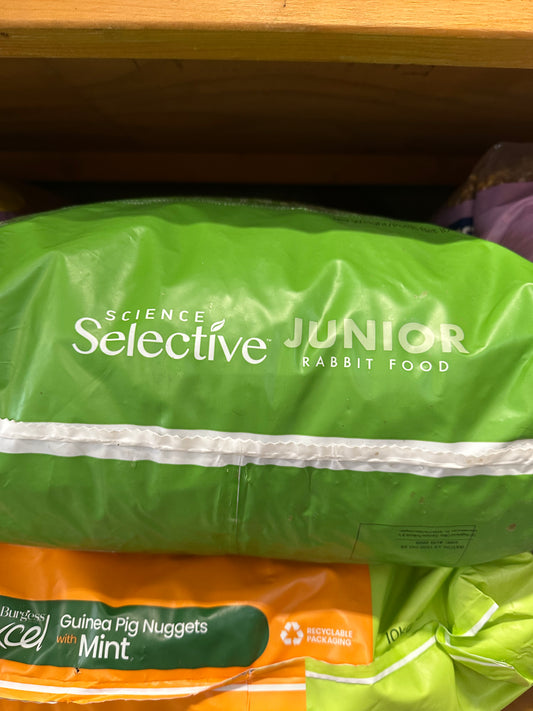 10kg Science Selective Junior rabbit food - discounted stock