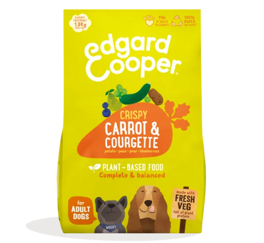 7KG Edgard Cooper Crispy Carrot and Courgette Dog Food - Discounted Stock