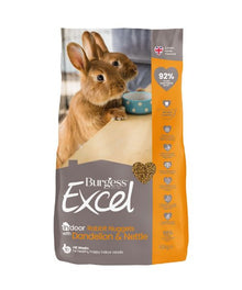 10KG Burgess Excel Indoor Rabbit Nuggets with Dandelion & Nettle - Discounted Stock