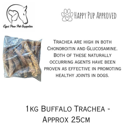 1kg Buffalo Trachea Dog Treat for Joint Care