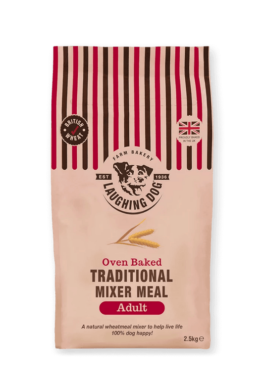 15KG Laughing Dog Oven Baked Traditional Adult Mixer Meal Dog Food - Discounted Stock
