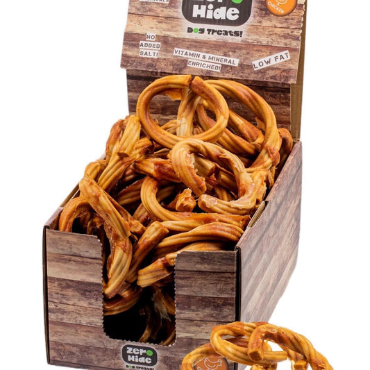 Zero Hide Chicken Donut Ring 6” - Dog treats