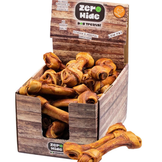 Zero Hide Chicken Large Knots - Dog Treats