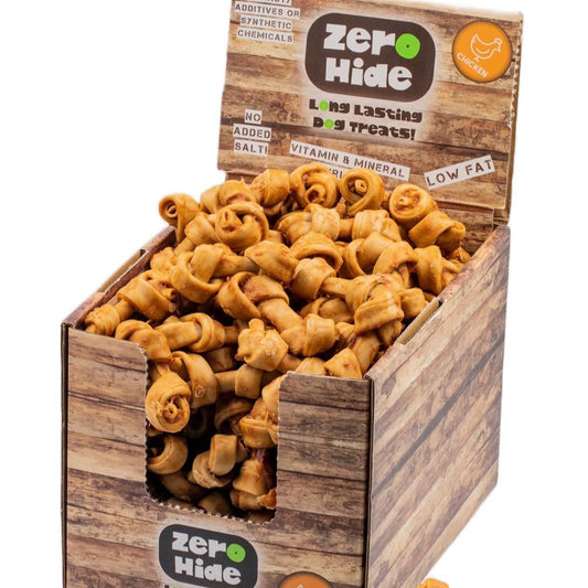 Zero Hide Chicken Mini Knots - Dog Treats