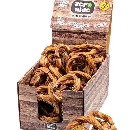 Zero Hide Peanut Butter Donut Ring 6” - Dog Treats