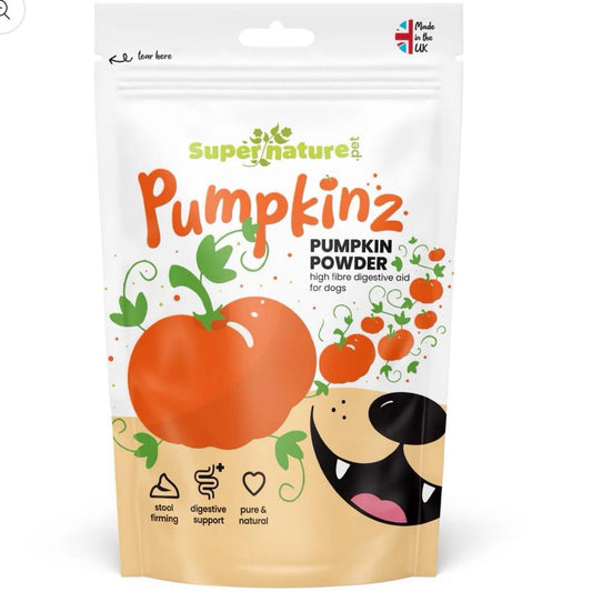 200g SuperNature Pumpkinz Dried Pumpkin Powder Digestive aid for Dogs