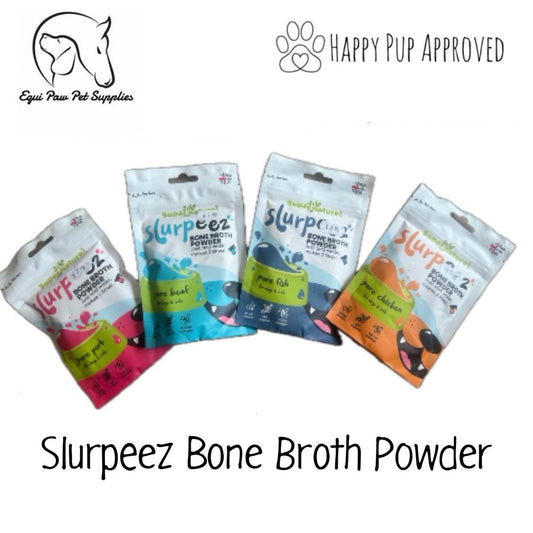 60g Slurpeez Bone Broth Powder - Amazing food supplement for dogs & cats high in collagen