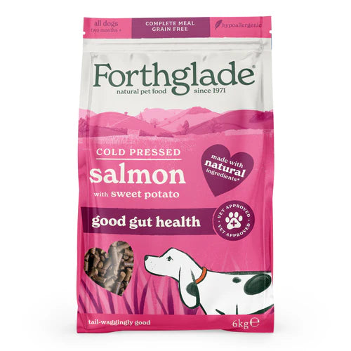 6KG Forthglade Salmon with Sweet Potato Dog Food - Discounted Stock