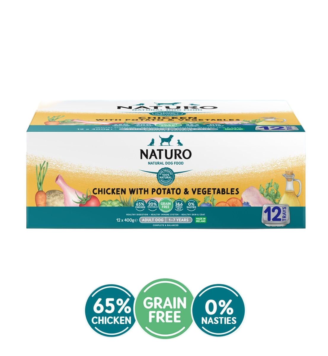 12x400g Naturo Adult Grain Free Chicken