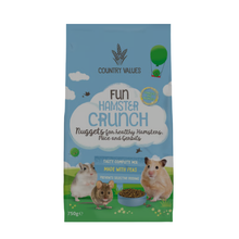 750g Country Values Fun Hamster Crunch Nuggets - Discounted Stock 09/26