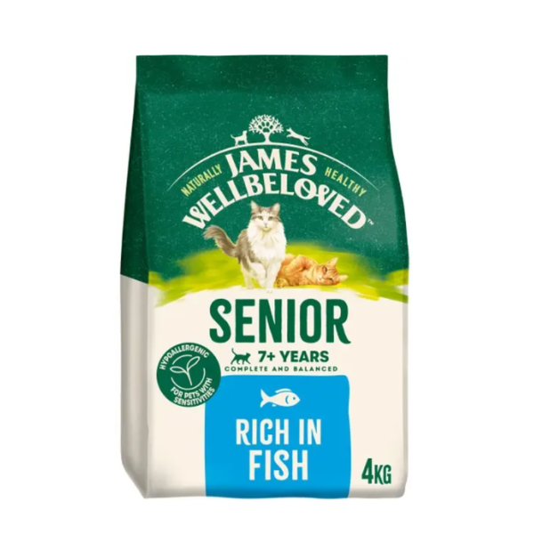 4kg James Wellbeloved Senior Fish - Dated 09/2026