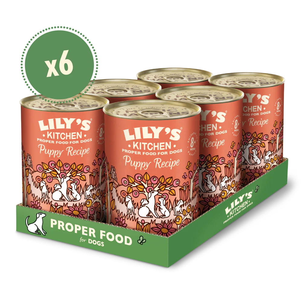 Lilys Kitchen Chicken Puppy Wet Food 6x400g - BB MAY 26