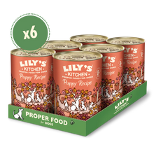 Lilys Kitchen Chicken Puppy Wet Food 6x400g - BB MAY 26