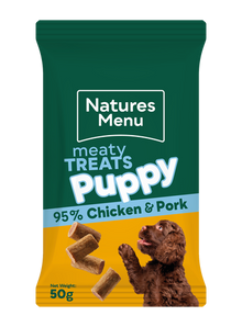 Natures Menu Chicken & Pork Puppy Treats 50g
