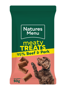 Natures Menu Meaty Beef Treats 50g