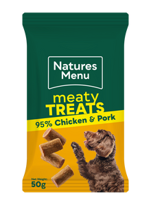 Natures Menu Meaty Chicken + Pork Treats 50g