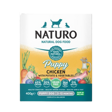 Naturo Grain Free Puppy Chicken with Potato & Vegetables Dog Food 7x400g - Damaged Packaging