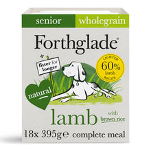 396g Forthglade Senior Wholegrain Lamb with Brown Rice & Vegetables Tray - Discounted Stock