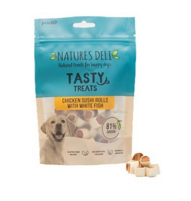100g Natures Deli Chicken and Fish Sushi Bites