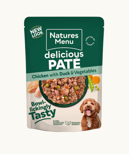 Natures Menu Delicious Pate Variety Pack 8x300g - Damaged Packaging