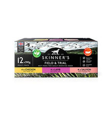 Skinners Field & Trial Adult Wet Food Variety Pack 12x390g - Discounted Stock
