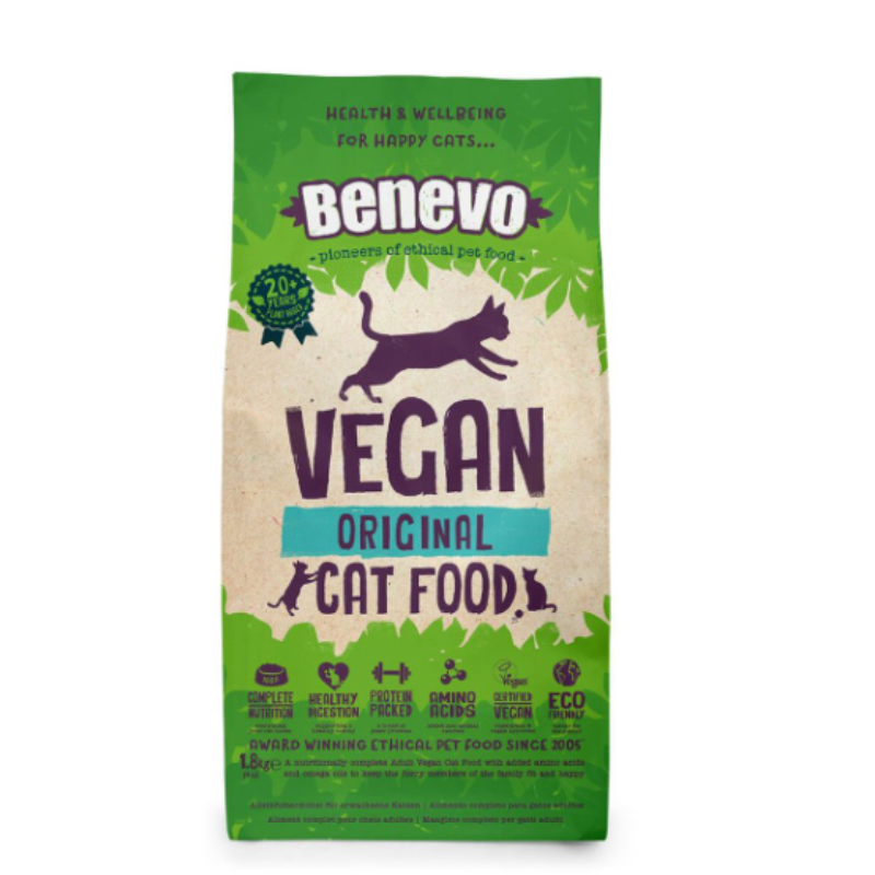 2kg Benevo Original Cat Food - Damaged Packaging