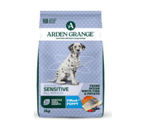 2KG Arden Grange Sensitive grain free puppy ocean white fish - Discounted Stock