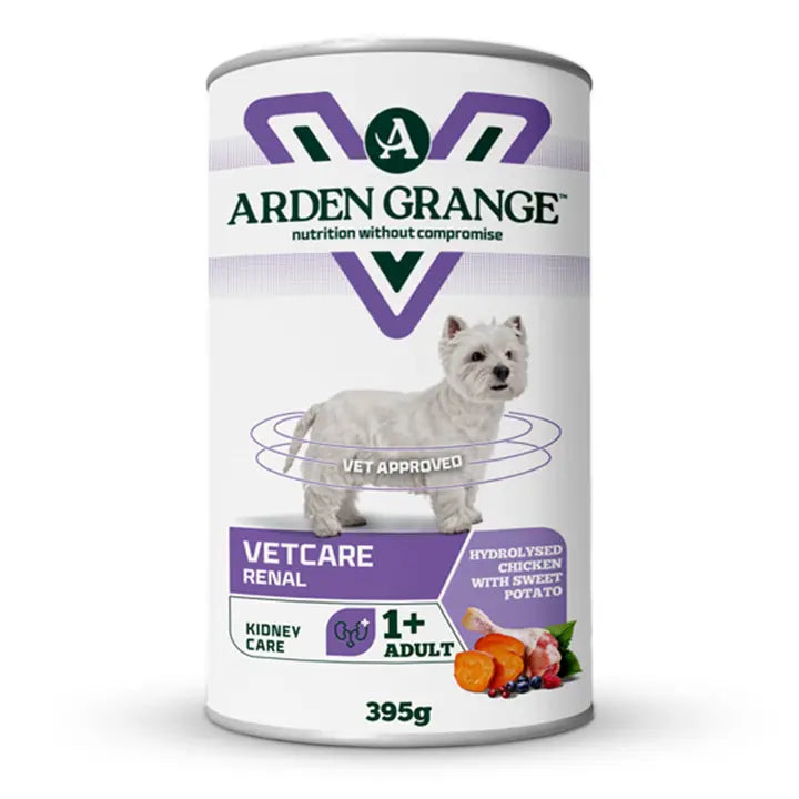 Arden Grange VetCare Renal Wet Dog Food 4x395g - Damaged Packaging