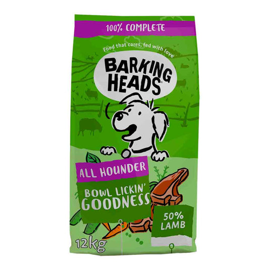 12KG Barking Heads All Hounder Lamb with Rice - Discounted Stock