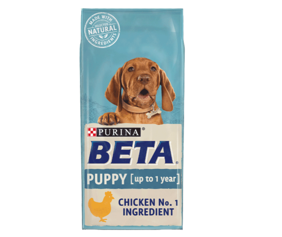 14KG Beta Puppy Chicken Dog Food - Discounted Stock
