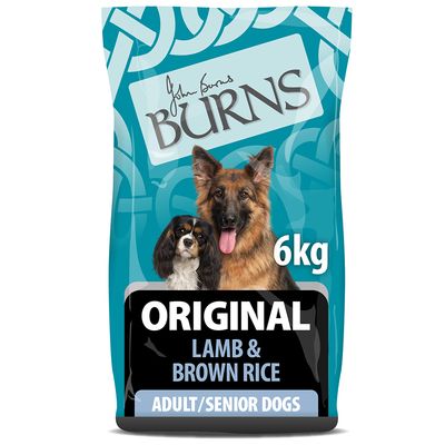 6KG Burns Original lamb & Brown Rice Dog Food - Discounted Stock