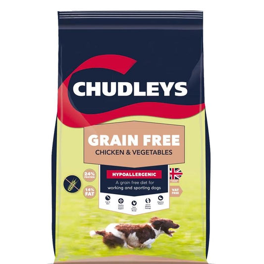 15KG Chudleys Grain Free Dog Food - Discounted Stock