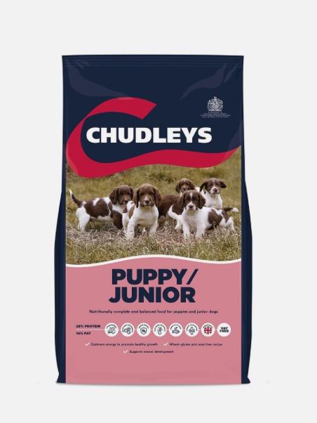 12KG Chudleys Puppy/Junior Dog Food - Discounted Stock
